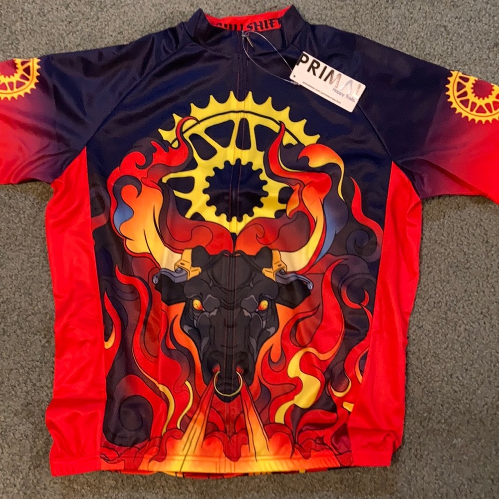 BULLSHIFT MEN’s Cycling Jersey. New. Large